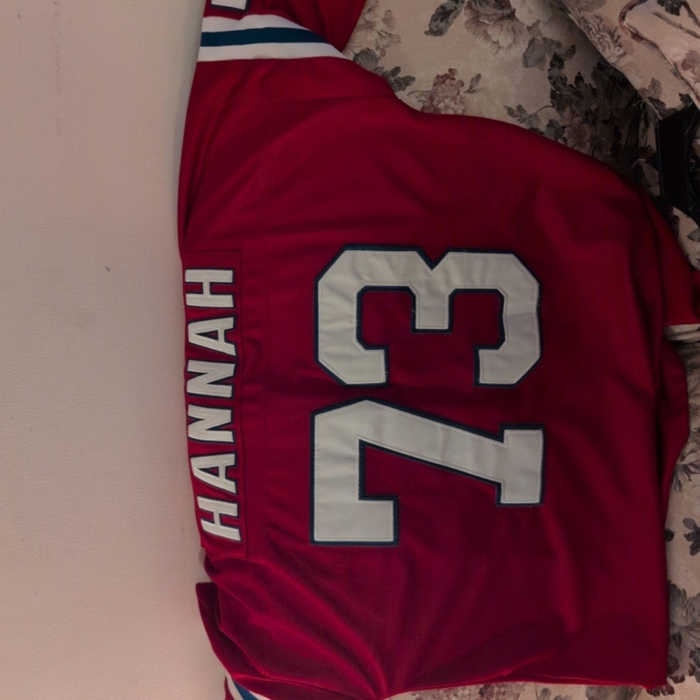 Mitchell & Ness Red Throwback Jersey